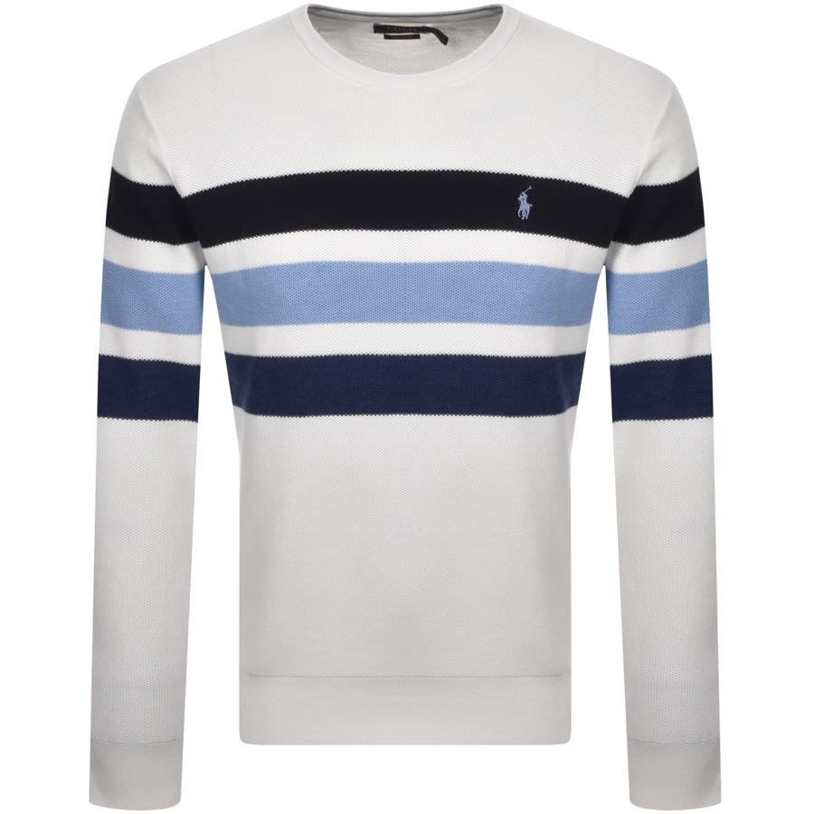 Alternative Image for ProductRalph Lauren Crew Neck Knit Jumper White1